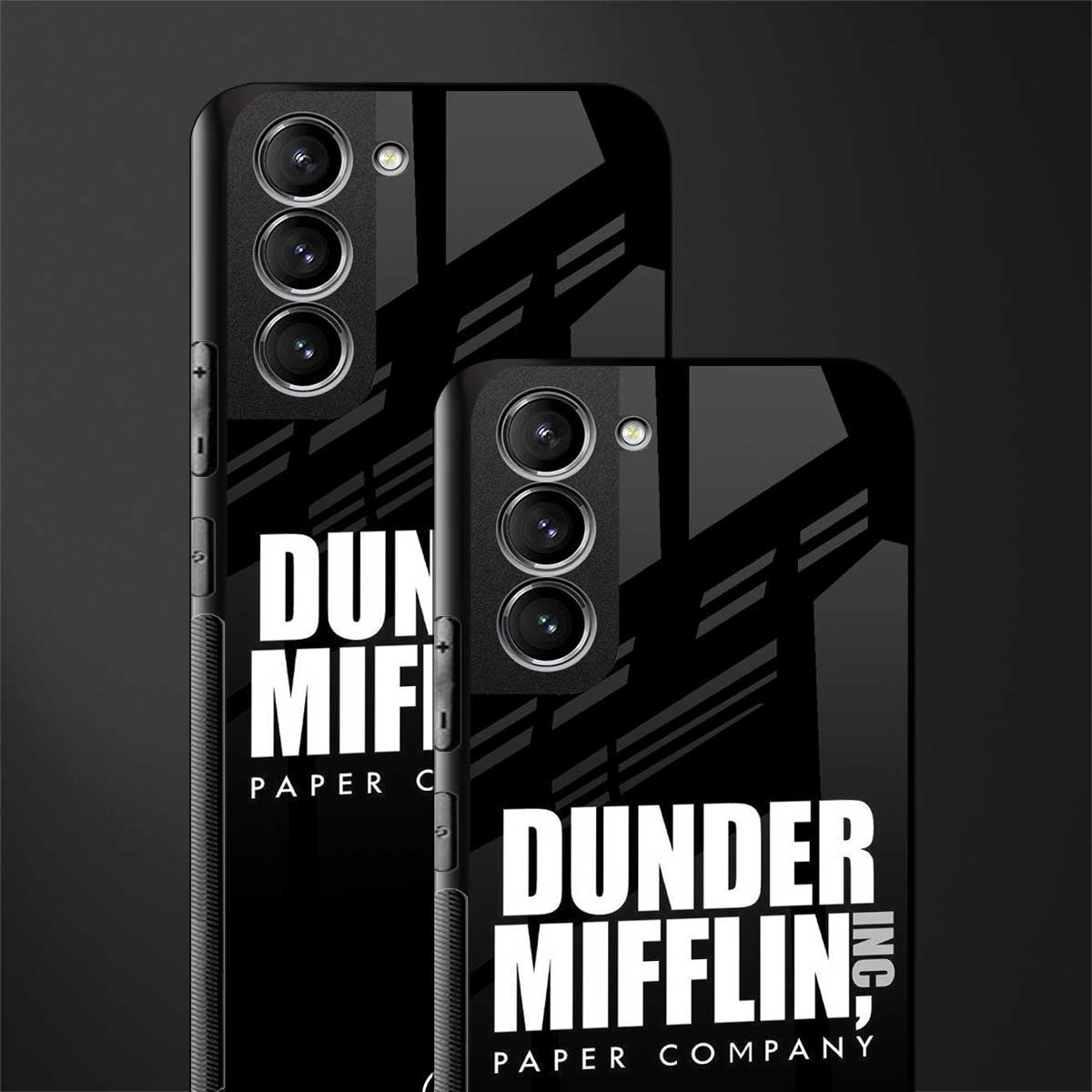 dunder mifflin glass case for samsung galaxy s21 plus image-2