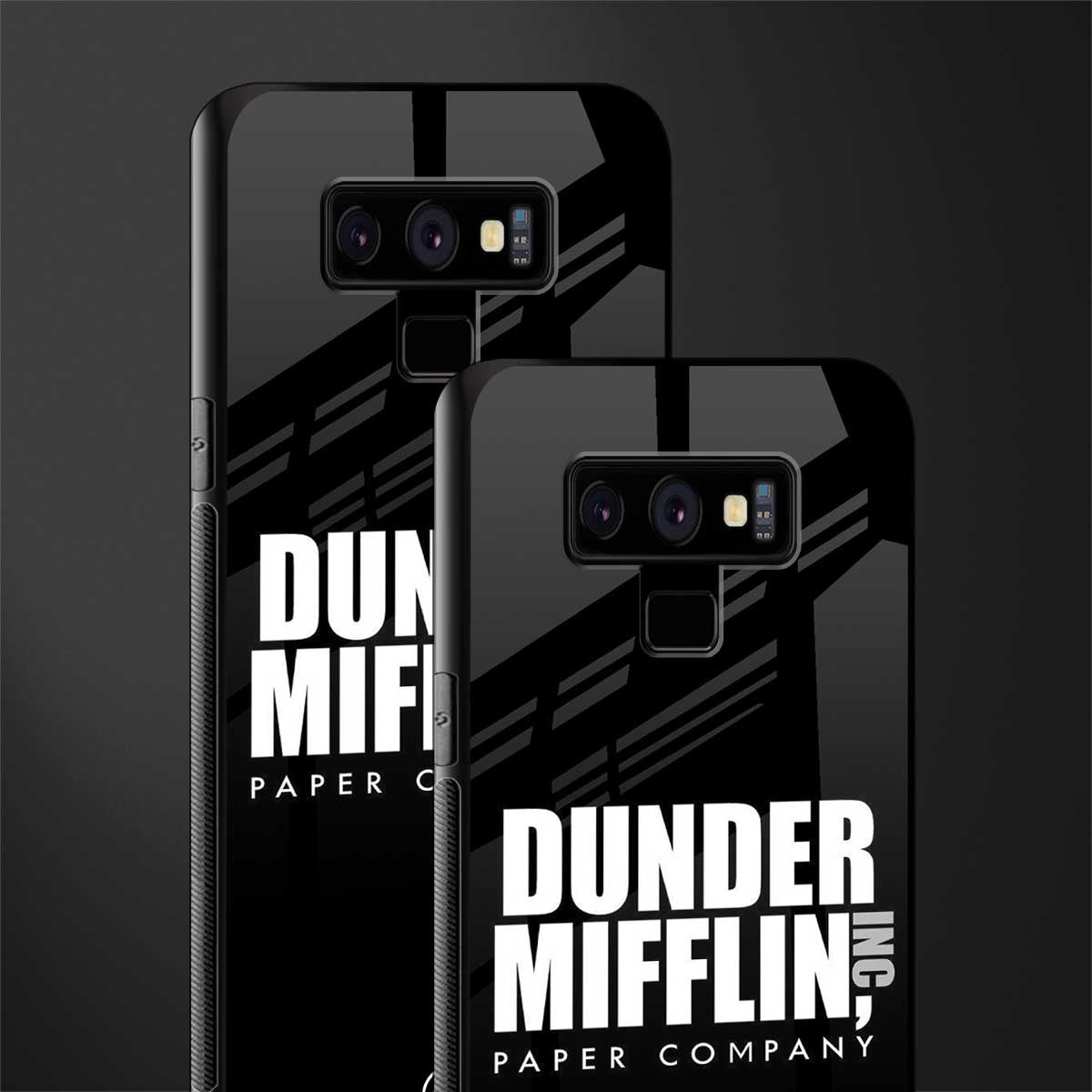 dunder mifflin glass case for samsung galaxy note 9 image-2