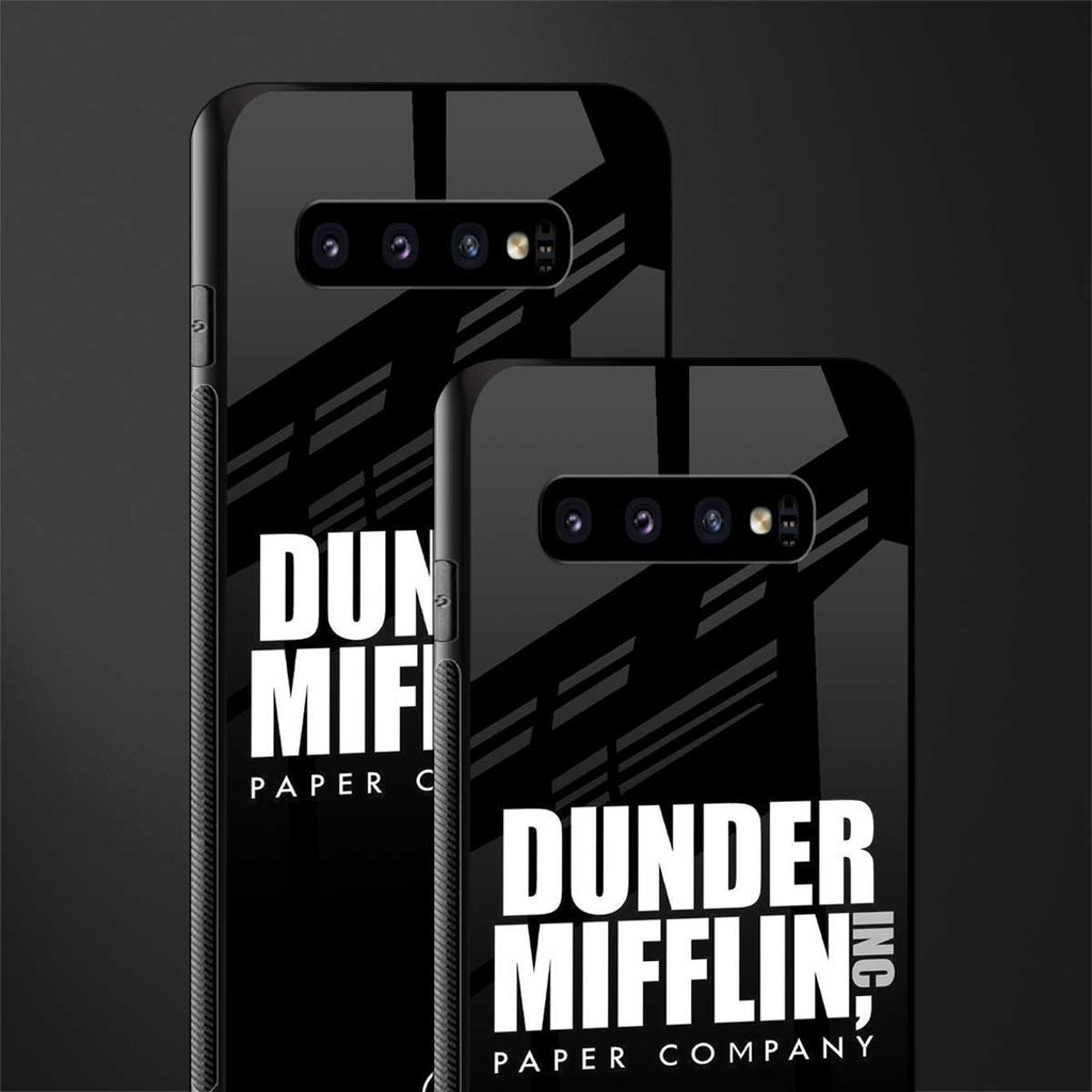dunder mifflin glass case for samsung galaxy s10 image-2