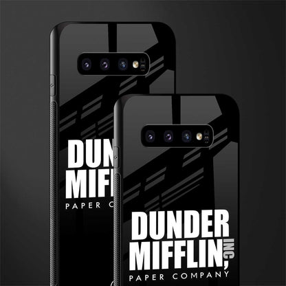 dunder mifflin glass case for samsung galaxy s10 plus image-2