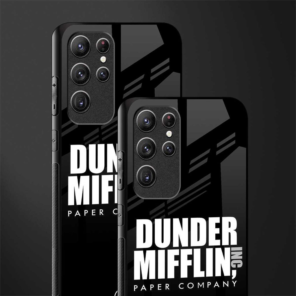 dunder mifflin glass case for samsung galaxy s22 ultra 5g image-2
