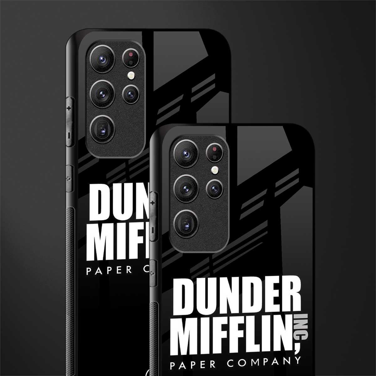 dunder mifflin glass case for samsung galaxy s22 ultra 5g image-2