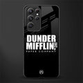 dunder mifflin glass case for samsung galaxy s22 ultra 5g image