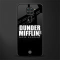 dunder mifflin glass case for redmi note 9 image