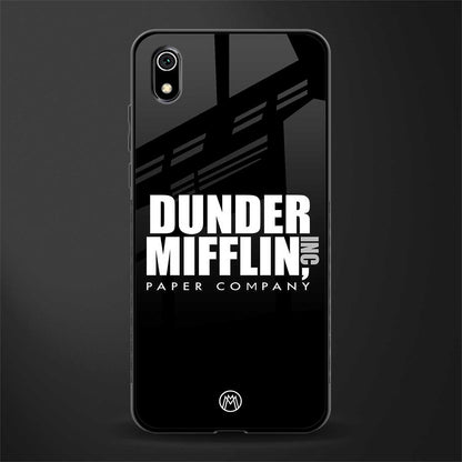 dunder mifflin glass case for redmi 7a image