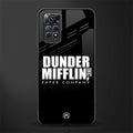 dunder mifflin glass case for redmi note 11s image