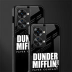 dunder mifflin glass case for phone case | glass case for oneplus nord 2t 5g