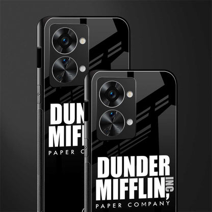 dunder mifflin glass case for phone case | glass case for oneplus nord 2t 5g