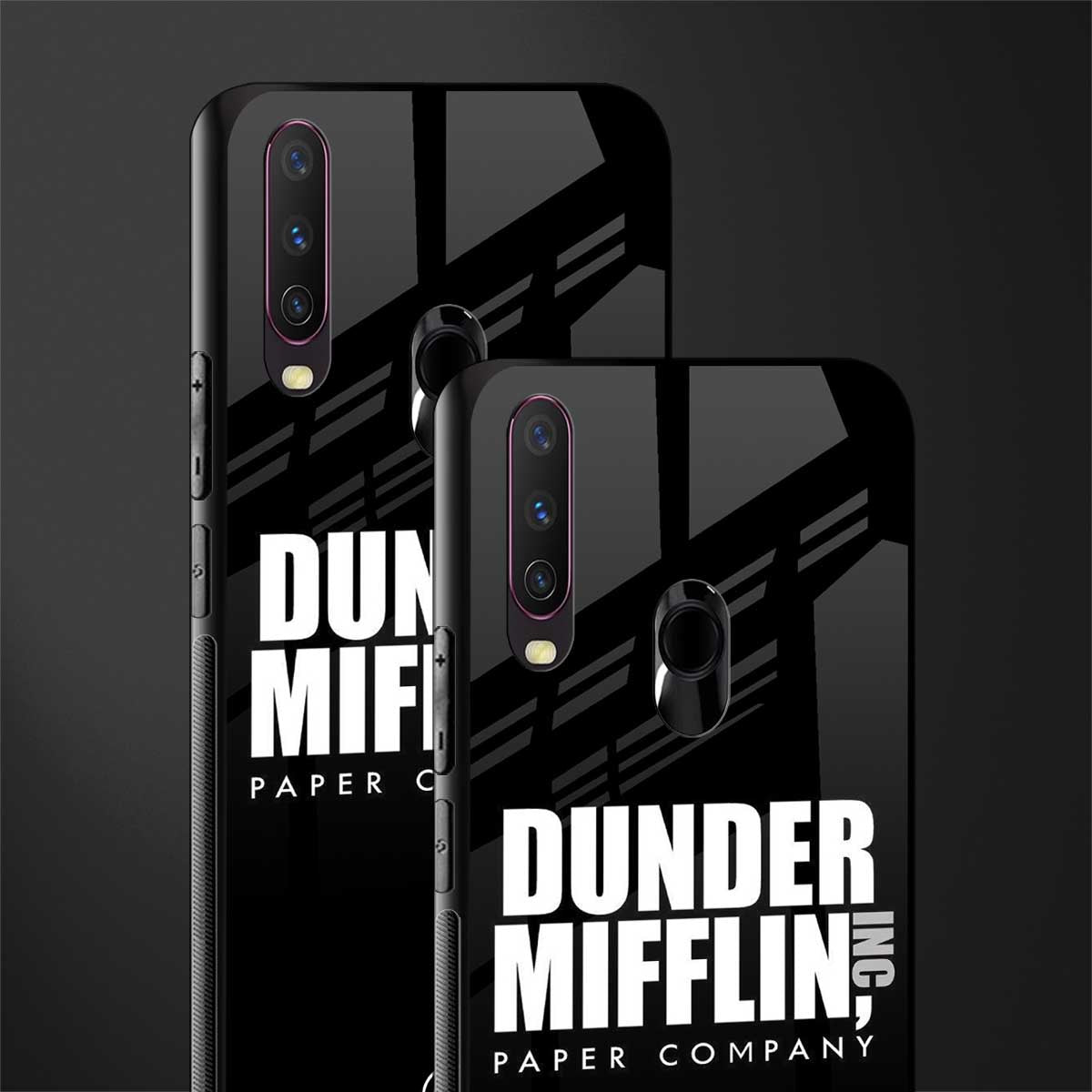 dunder mifflin glass case for vivo y17 image-2