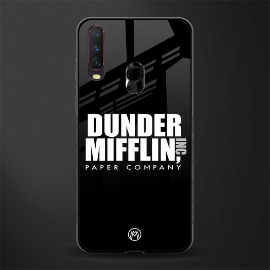 dunder mifflin glass case for vivo y12 image