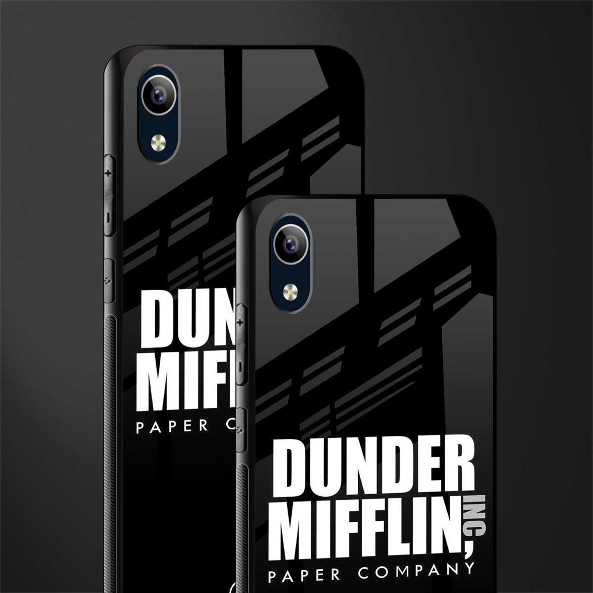 dunder mifflin glass case for vivo y1s without fingerprint image-2
