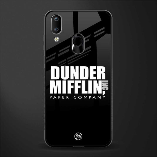 dunder mifflin glass case for vivo y91 image