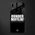 dunder mifflin glass case for vivo v11 pro image