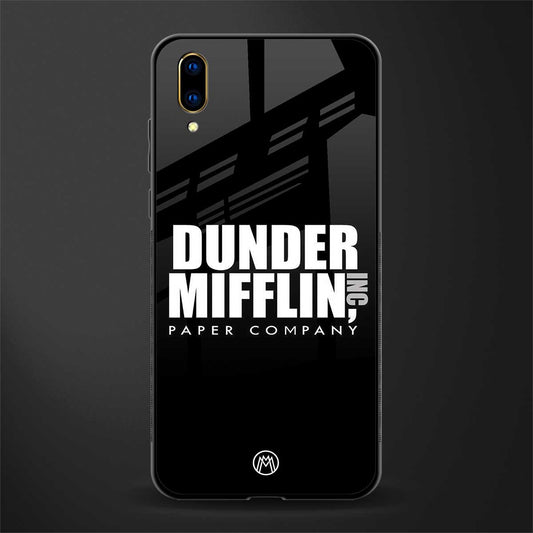 dunder mifflin glass case for vivo v11 pro image