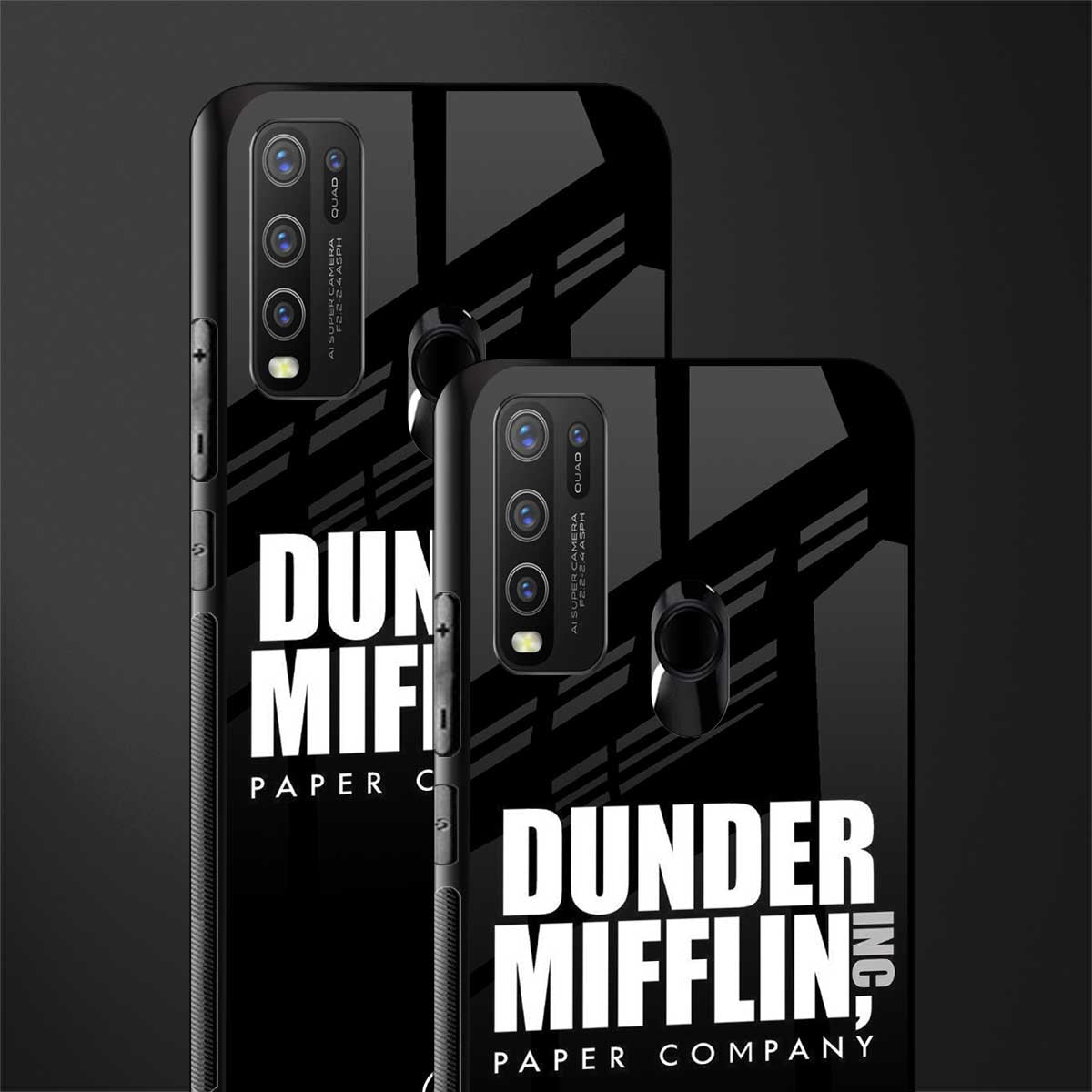 dunder mifflin glass case for vivo y30 image-2