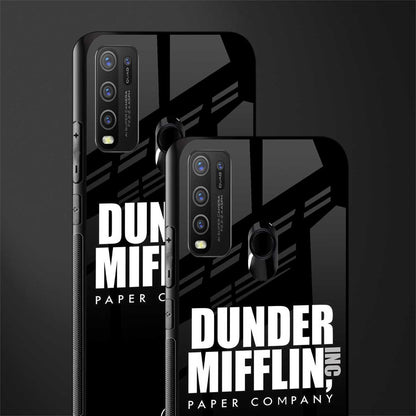 dunder mifflin glass case for vivo y50 image-2