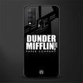 dunder mifflin glass case for vivo y50 image