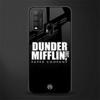 dunder mifflin glass case for vivo y50 image