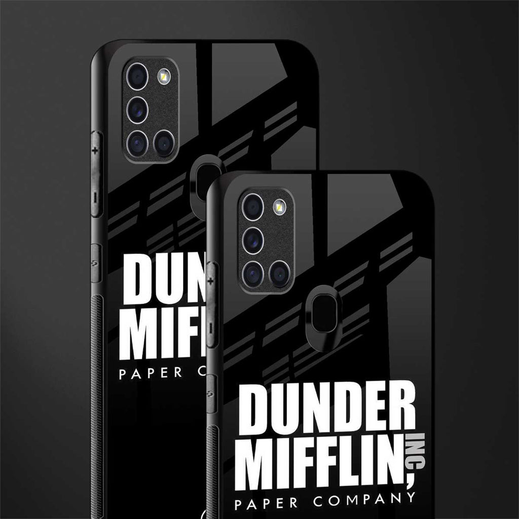 dunder mifflin glass case for samsung galaxy a21s image-2