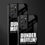 dunder mifflin glass case for samsung galaxy note 20 ultra 5g image-2