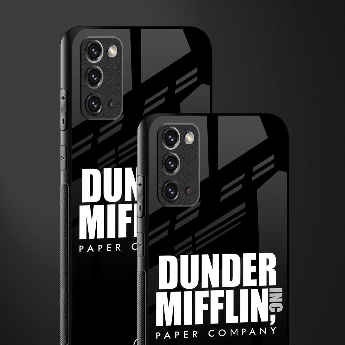 dunder mifflin glass case for samsung galaxy note 20 image-2