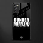 dunder mifflin glass case for samsung galaxy note 20 image