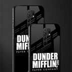 dunder mifflin glass case for redmi 9 prime image-2