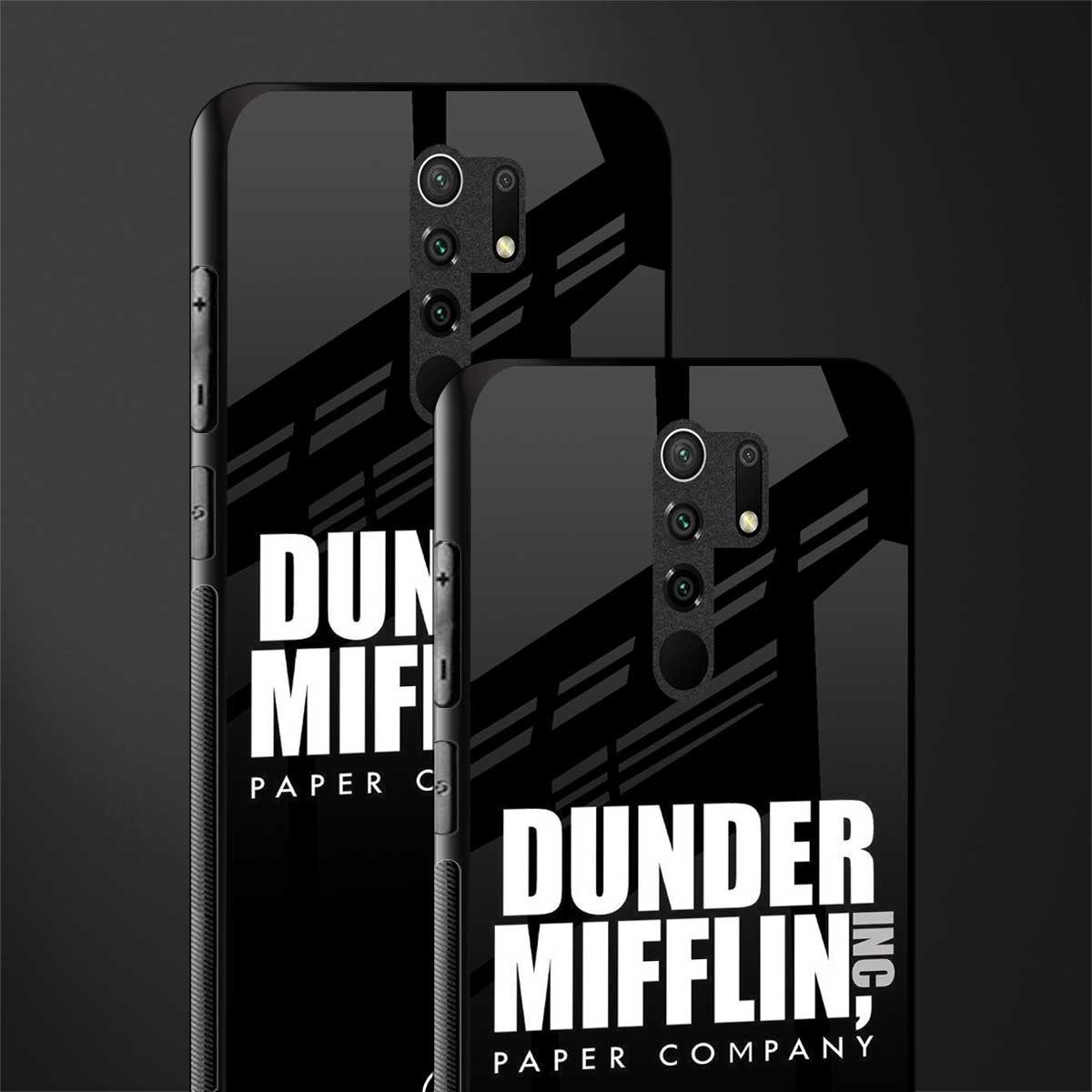 dunder mifflin glass case for poco m2 image-2