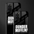 dunder mifflin glass case for samsung galaxy s20 plus image-2