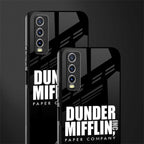 dunder mifflin glass case for vivo y20i vivo y20t image-2