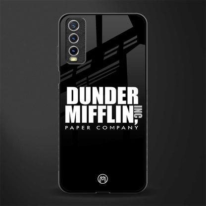 dunder mifflin glass case for vivo y12s image