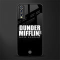 dunder mifflin glass case for vivo y20i vivo y20t image