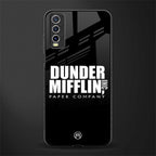dunder mifflin glass case for vivo y20i vivo y20t image
