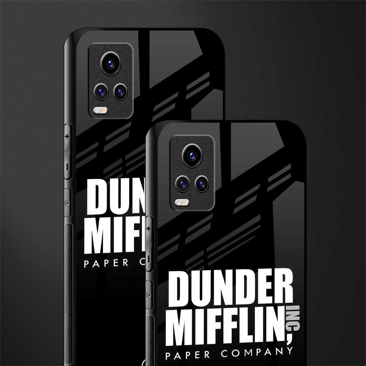 dunder mifflin glass case for vivo v20 image-2