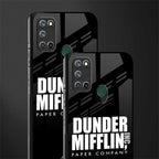 dunder mifflin glass case for realme 7i image-2
