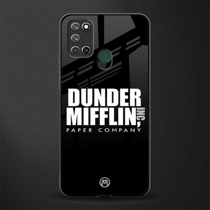 dunder mifflin glass case for realme 7i image