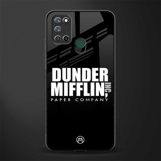 dunder mifflin glass case for realme 7i image