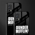 dunder mifflin glass case for realme 7 pro image-2