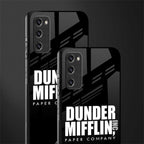 dunder mifflin glass case for samsung galaxy s20 fe image-2