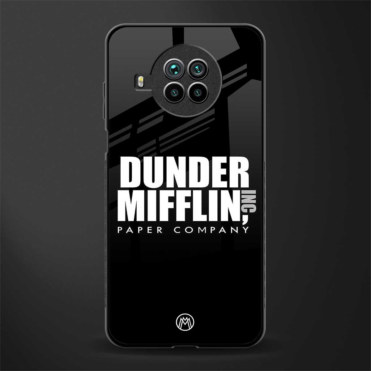 dunder mifflin glass case for mi 10i image