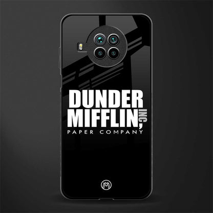 dunder mifflin glass case for mi 10i image