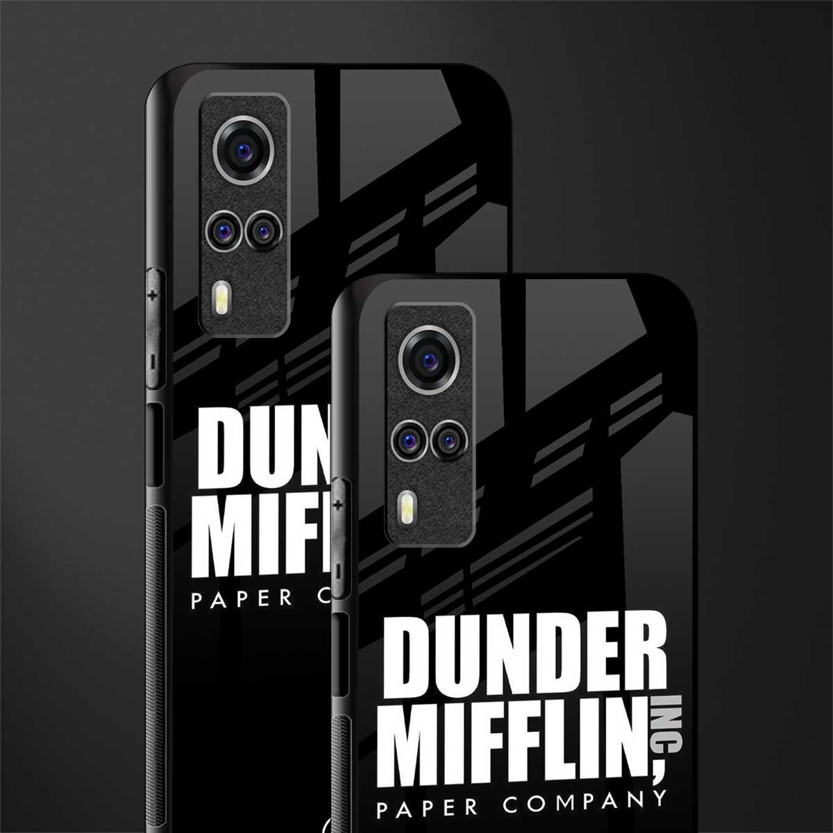 dunder mifflin glass case for vivo y51a image-2