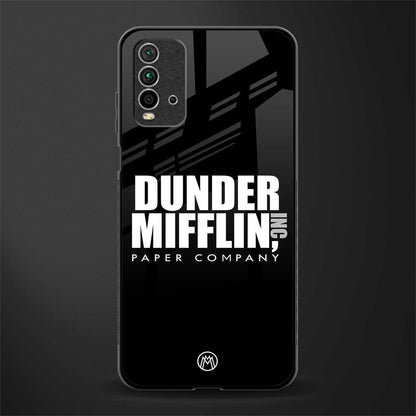 dunder mifflin glass case for redmi 9 power image