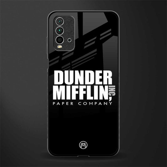 dunder mifflin glass case for redmi 9 power image