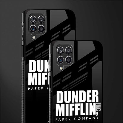 dunder mifflin glass case for samsung galaxy f12 image-2