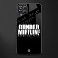 dunder mifflin glass case for samsung galaxy a12 image
