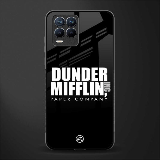 dunder mifflin glass case for realme 8 4g image