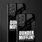 dunder mifflin glass case for samsung galaxy a72 image-2