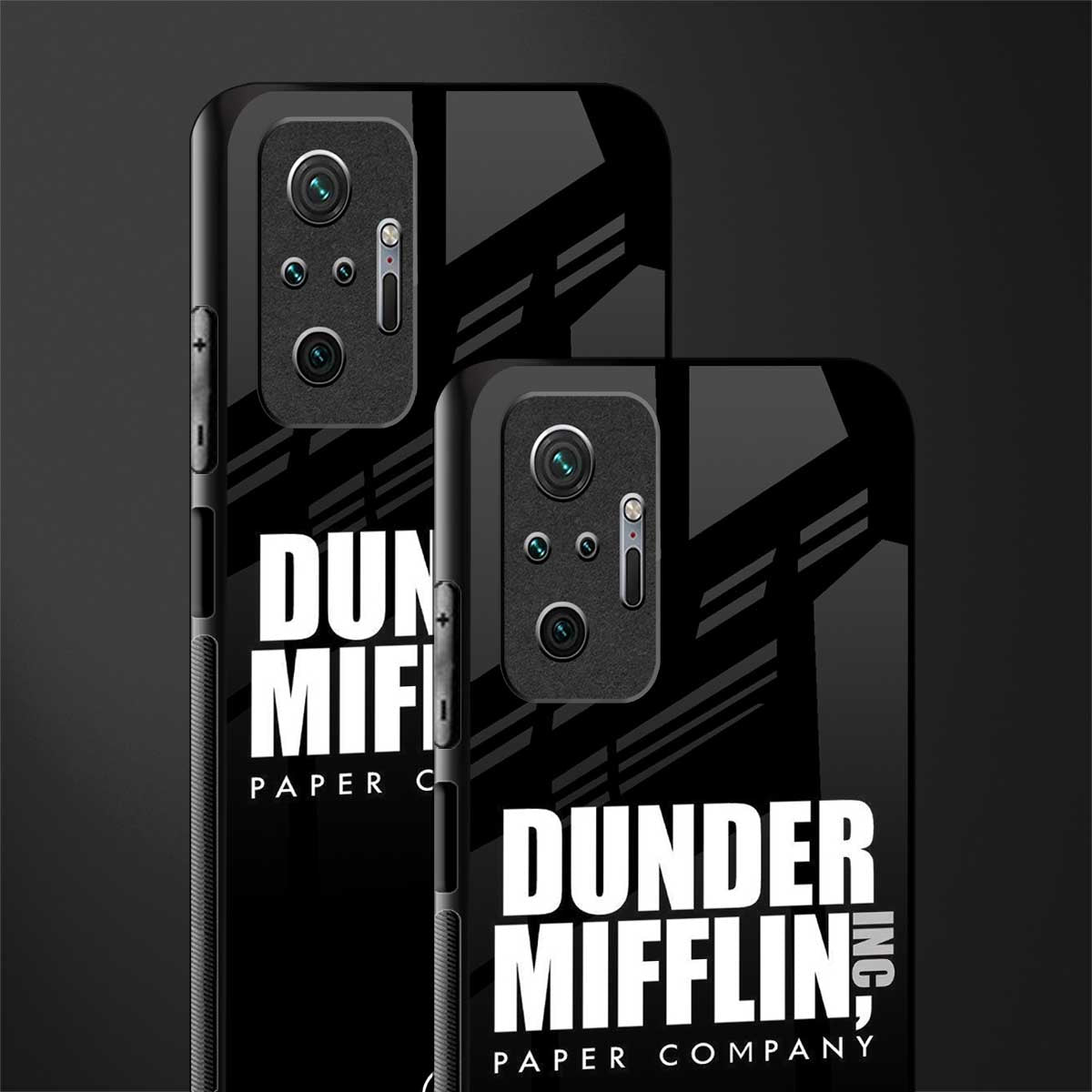 dunder mifflin glass case for redmi note 10 pro image-2