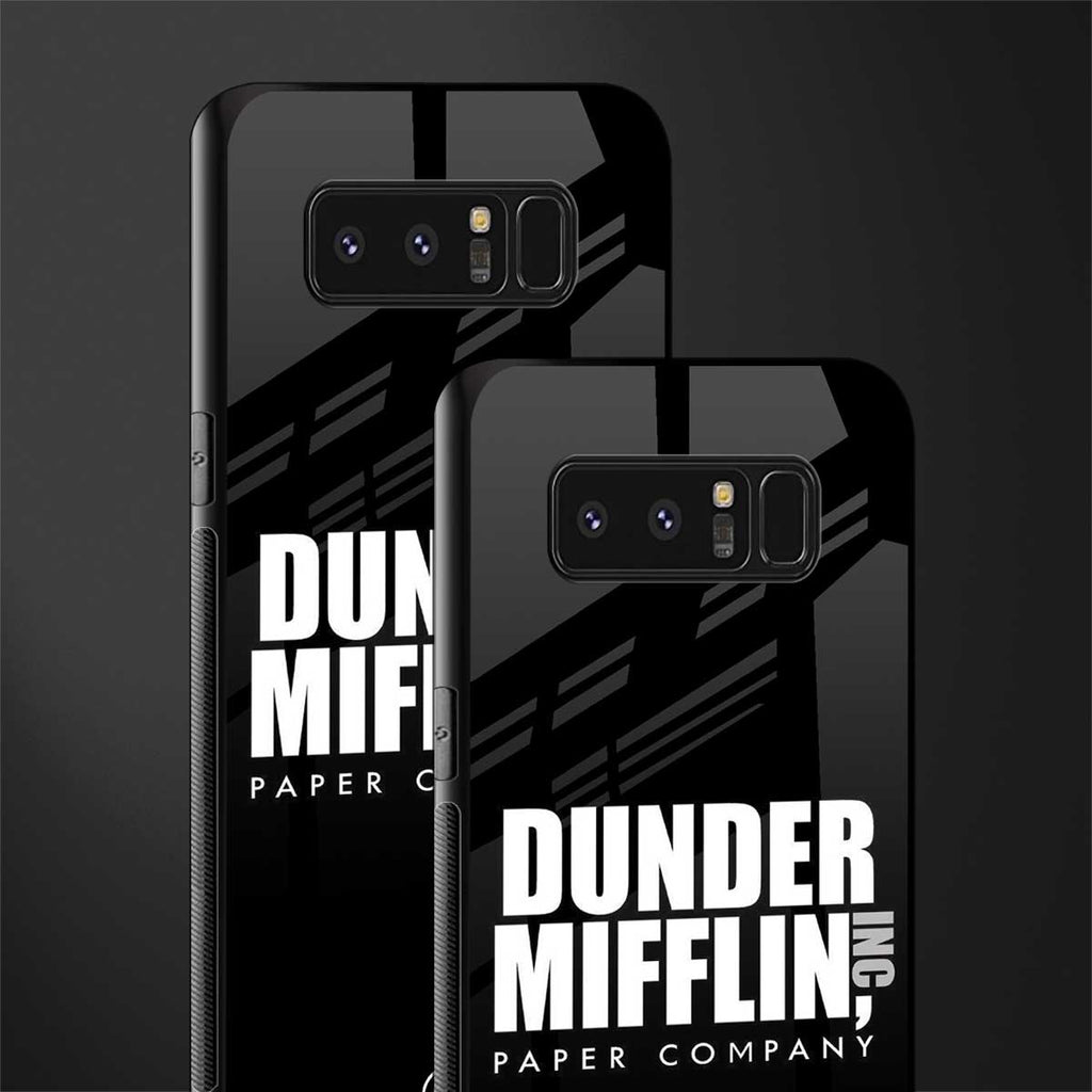dunder mifflin glass case for samsung galaxy note 8 image-2